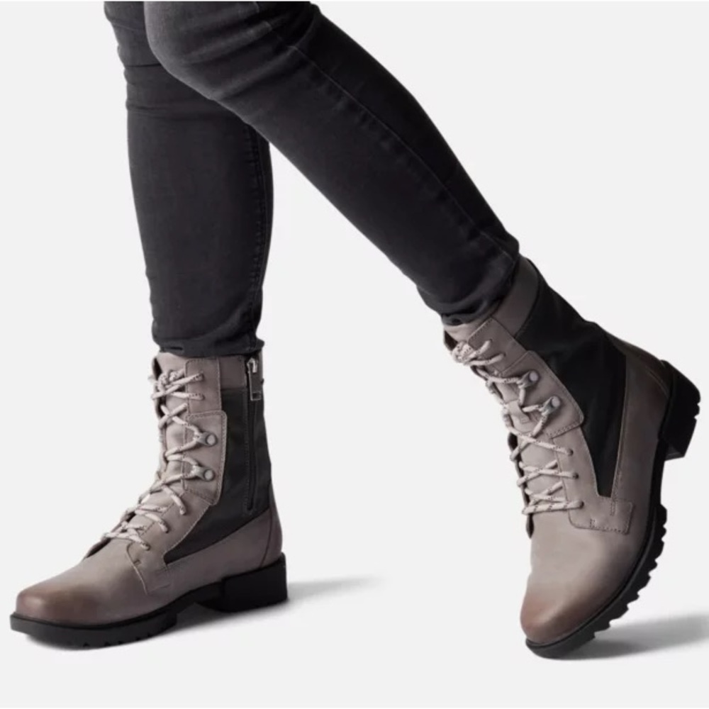 Sorel Emelie II Waterproof Lace-Up Bootie Size 7.5 EUC